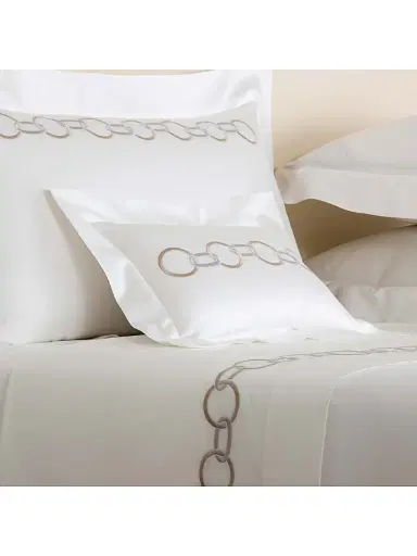 Frette Links Embroidery 300 Thread Count Sham | Thumbnail 5