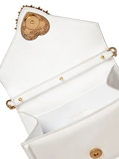 Dolce & Gabbana Women's Devotion Leather Top Handle Bag - White | Thumbnail 3 Dolce & Gabbana Women's Devotion Leather Top Handle Bag - White | Thumbnail 3
