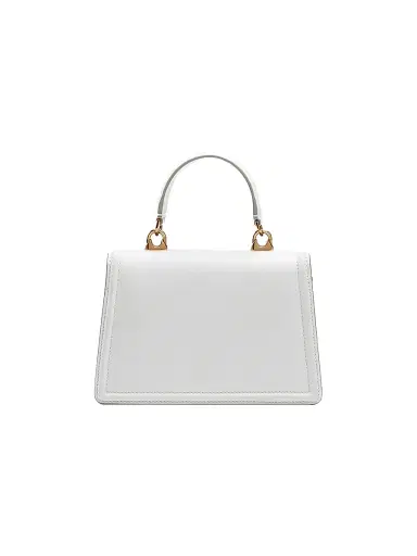 Dolce & Gabbana Women's Devotion Leather Top Handle Bag - White | Thumbnail 4 Dolce & Gabbana Women's Devotion Leather Top Handle Bag - White | Thumbnail 4