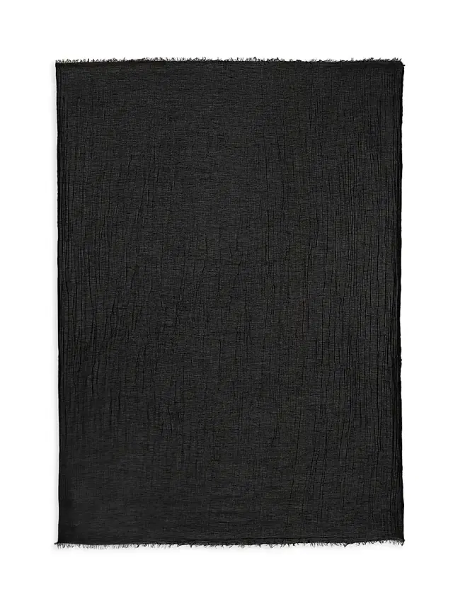 Women's Sandy Woven Scarf - Black