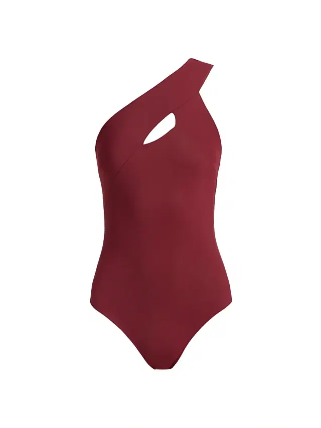 Chiara Boni La Petite Robe Women's Conception Cut-Out One-Piece Swimsuit - Mahogany - Size 2