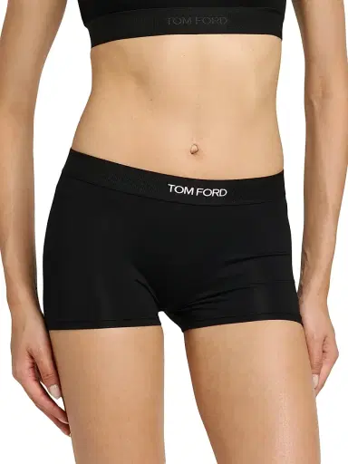 Tom Ford Women's Modal Signature Boxers - Black - Size XXS | Thumbnail 3