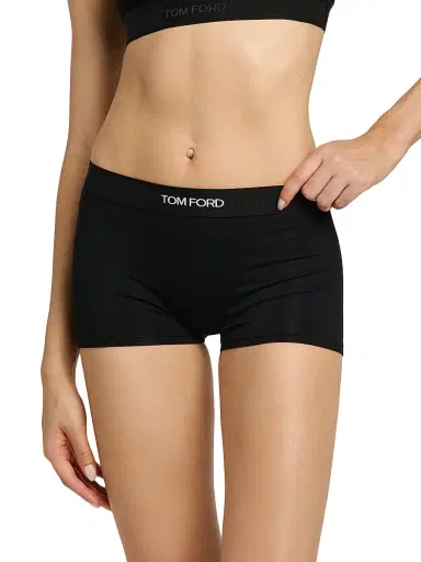Tom Ford Women's Modal Signature Boxers - Black - Size XXS | Thumbnail 4