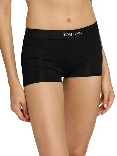 Tom Ford Women's Modal Signature Boxers - Black - Size XXS | Thumbnail 6