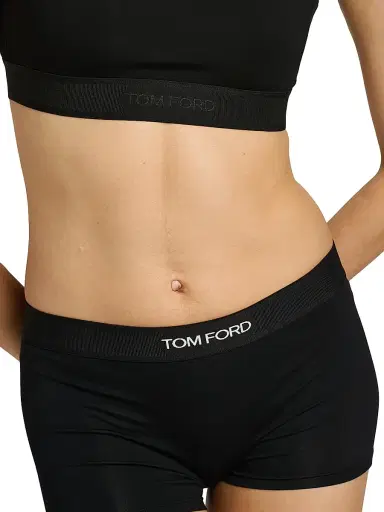 Tom Ford Women's Modal Signature Boxers - Black - Size XXS | Thumbnail 7