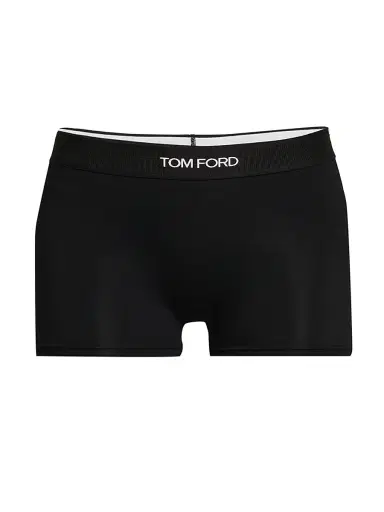Tom Ford Women's Modal Signature Boxers - Black - Size XXS | Thumbnail 1
