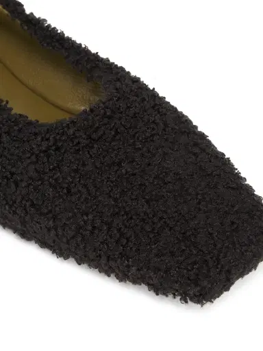 Maria Luca Women's Augusta Teddy Ballet Flats - Black - Size 9.5 | Thumbnail 6