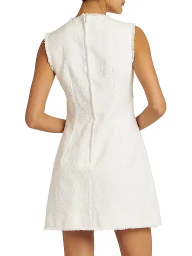 Dolce & Gabbana Women's Rachel Cotton A-Line Minidress - Bianco Ottico | Thumbnail 5