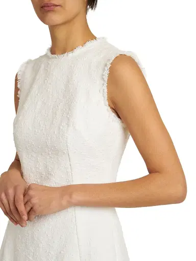 Dolce & Gabbana Women's Rachel Cotton A-Line Minidress - Bianco Ottico | Thumbnail 6