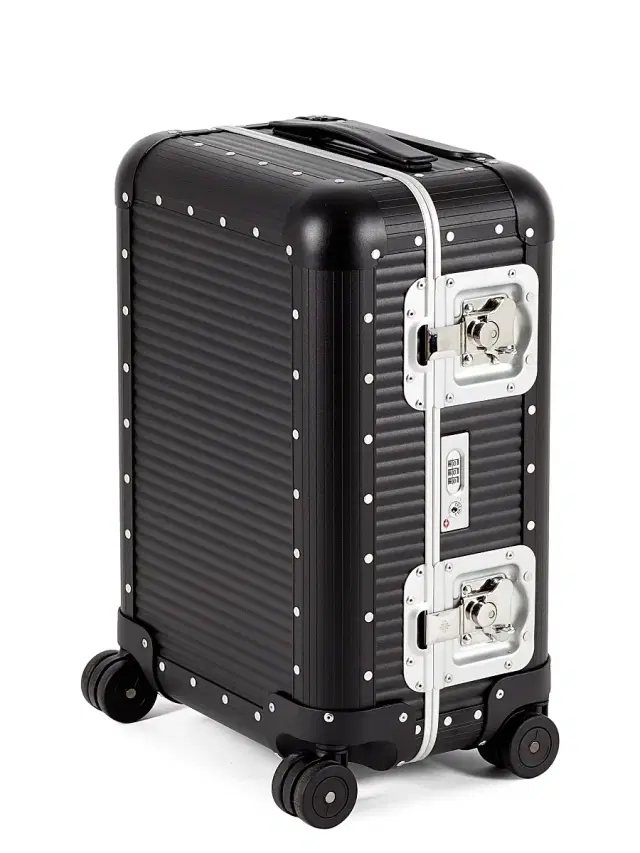 Men's Bank Collection Spinner 55 21" Carry-On Suitcase - Black