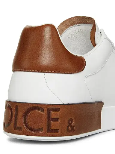 Dolce & Gabbana Men's Portofino Leather Sneakers | Thumbnail 5 Dolce & Gabbana Men's Portofino Leather Sneakers | Thumbnail 5