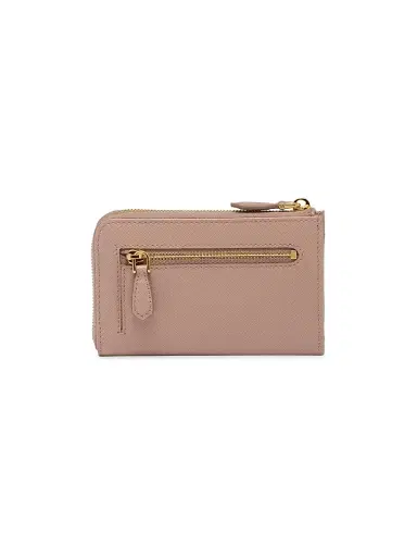 Prada Women's Saffiano Leather Card Case Keychain | Thumbnail 3 Prada Women's Saffiano Leather Card Case Keychain | Thumbnail 3