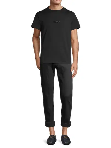 Maison Margiela Men's Reversed Logo Crewneck T-Shirt | Thumbnail 2 Maison Margiela Men's Reversed Logo Crewneck T-Shirt | Thumbnail 2