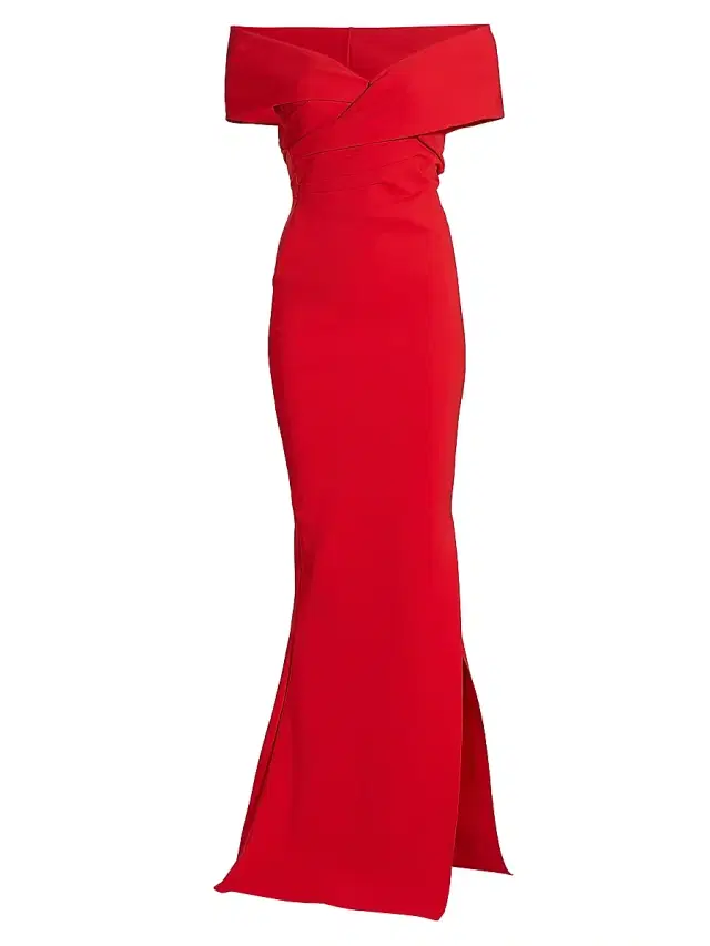 Chiara Boni La Petite Robe Women's Stretch Jersey Fishtail Gown - Passion