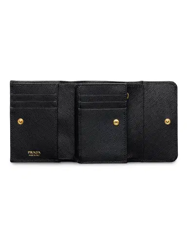 Prada Women's Small Saffiano Leather Wallet | Thumbnail 2 Prada Women's Small Saffiano Leather Wallet | Thumbnail 2