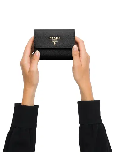 Prada Women's Small Saffiano Leather Wallet | Thumbnail 6 Prada Women's Small Saffiano Leather Wallet | Thumbnail 6