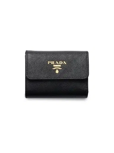 Prada Women's Small Saffiano Leather Wallet | Thumbnail 1 Prada Women's Small Saffiano Leather Wallet | Thumbnail 1