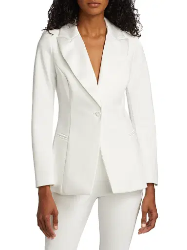 Chiara Boni La Petite Robe Women's Alex Single-Breasted Blazer | Thumbnail 3 Chiara Boni La Petite Robe Women's Alex Single-Breasted Blazer | Thumbnail 3