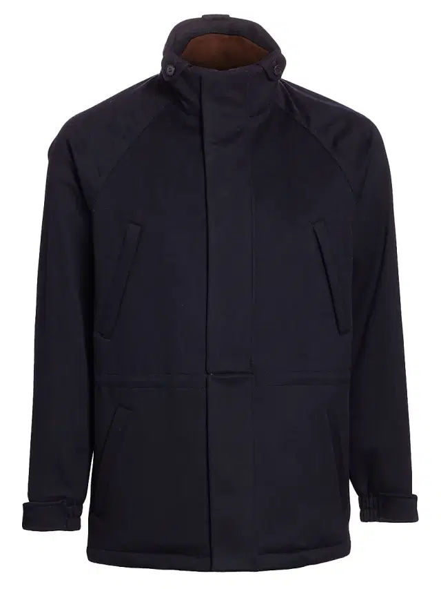 Men's Icer Woven Storm Peacoat - Blue