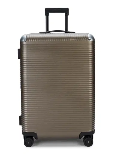 FPM Men's Bank Light Check-In Spinner Suitcase - Matte Almond | Thumbnail 1 FPM Men's Bank Light Check-In Spinner Suitcase - Matte Almond | Thumbnail 1