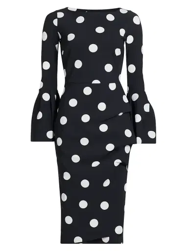 Chiara Boni La Petite Robe Women's Addax Polka Dot Cocktail Dress | Thumbnail 1 Chiara Boni La Petite Robe Women's Addax Polka Dot Cocktail Dress | Thumbnail 1