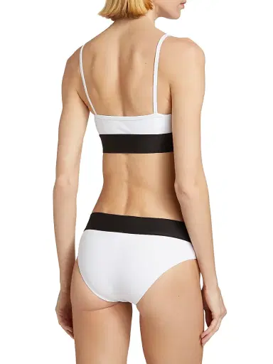 Dolce & Gabbana Women's Logo Bikini - Bianco Ottico | Thumbnail 4 Dolce & Gabbana Women's Logo Bikini - Bianco Ottico | Thumbnail 4