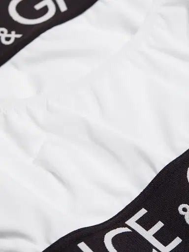 Dolce & Gabbana Women's Logo Bikini - Bianco Ottico | Thumbnail 6 Dolce & Gabbana Women's Logo Bikini - Bianco Ottico | Thumbnail 6