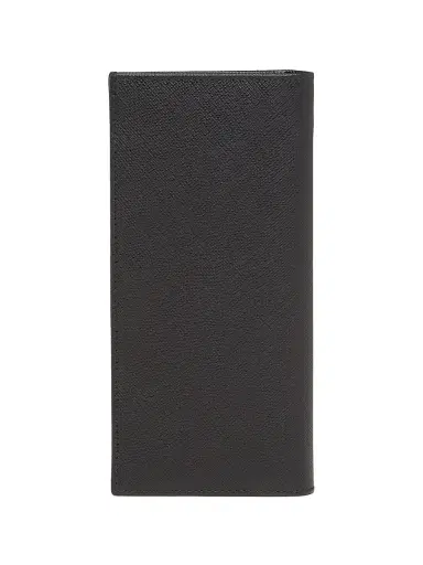 Prada Men's Saffiano Leather Wallet - Black | Thumbnail 3