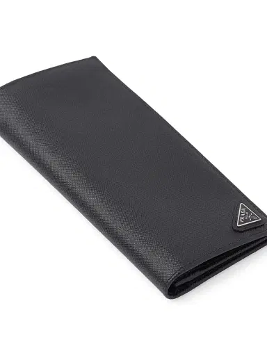 Prada Men's Saffiano Leather Wallet - Black | Thumbnail 5