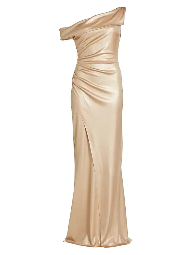 Chiara Boni La Petite Robe Women's Koppany Splendid Draped Gown - Gold