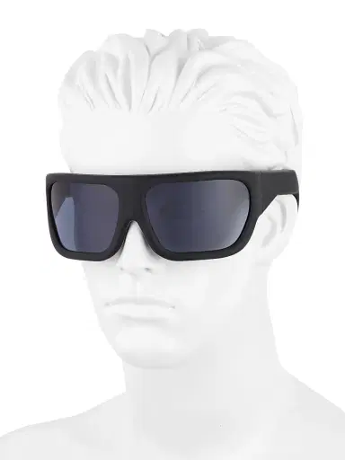Rick Owens Men's Davis 60MM Shield Sunglasses | Thumbnail 4