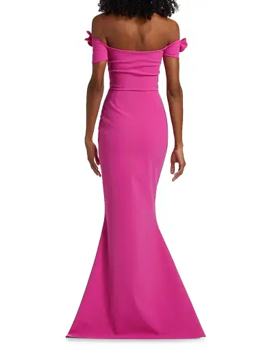 Chiara Boni La Petite Robe Women's Yiana Floral Appliqué Gown | Thumbnail 5 Chiara Boni La Petite Robe Women's Yiana Floral Appliqué Gown | Thumbnail 5