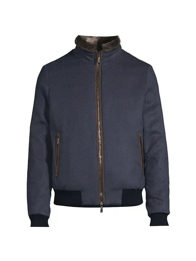 Men's Bellati Wool-Cashmere Jacket - Blue Grey