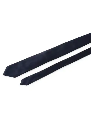 Prada Men's Satin Tie - Blue | Thumbnail 3