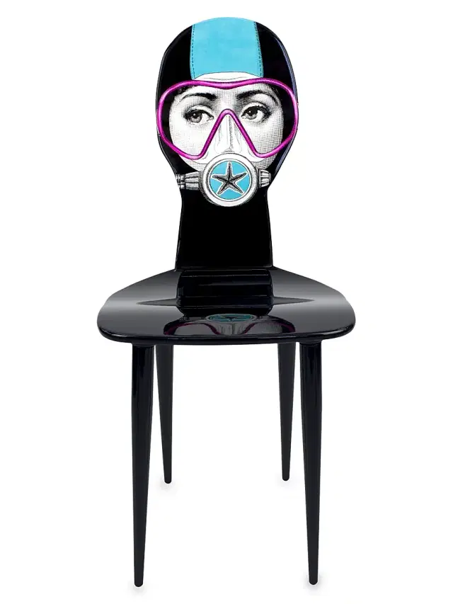 FORNASETTI Silviasub Lacquered Chair
