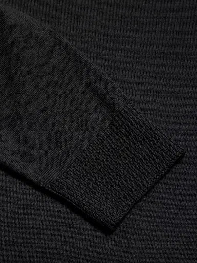Stone Island Men's Wool Crewneck Sweater - Black - Size XL | Thumbnail 7