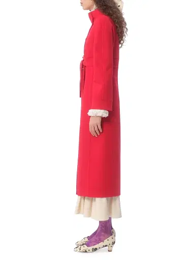 Valentino Garavani Women's Compact Drap Coat - Paris | Thumbnail 3