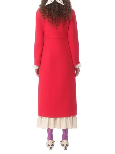 Valentino Garavani Women's Compact Drap Coat - Paris | Thumbnail 4