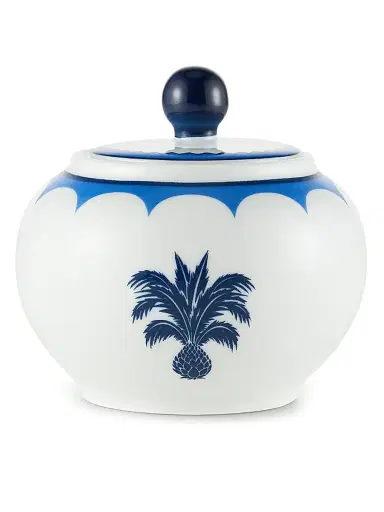 Aquazzura Jaipur Sugar Bowl - Blue | Thumbnail 1 Aquazzura Jaipur Sugar Bowl - Blue | Thumbnail 1