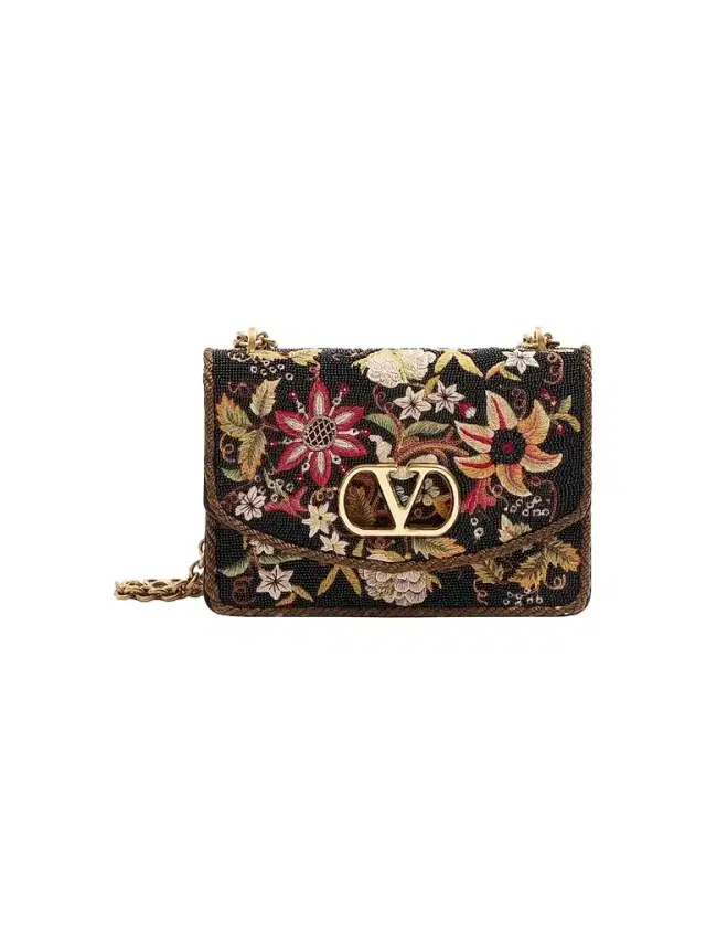 Valentino Garavani Women's Vain Embroidered Shoulder Bag - Multicolored