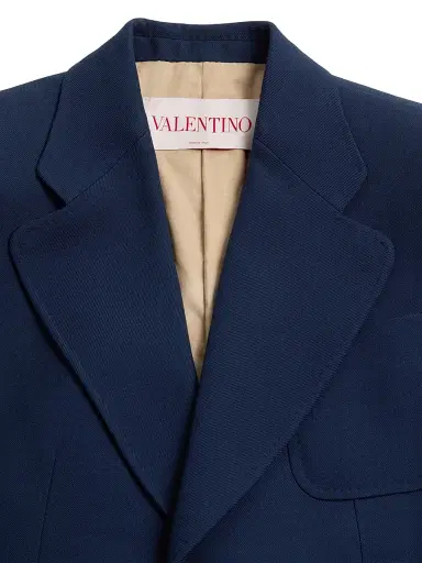Valentino Garavani Men's Single-Breasted Wool Gabardine Jacket | Thumbnail 8 Valentino Garavani Men's Single-Breasted Wool Gabardine Jacket | Thumbnail 8