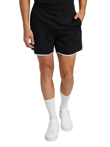 Blue Sky Inn Men's Waiter Elastic Waistband Shorts - Black - Size XL | Thumbnail 3