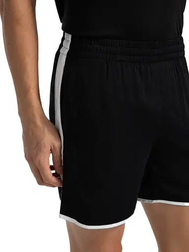 Blue Sky Inn Men's Waiter Elastic Waistband Shorts - Black - Size XL | Thumbnail 6