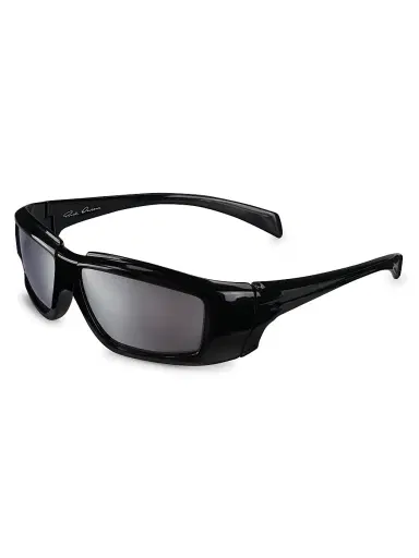 Rick Owens Men's 55MM Mirrored Rectangular Sunglasses | Thumbnail 1 Rick Owens Men's 55MM Mirrored Rectangular Sunglasses | Thumbnail 1