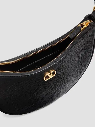 Valentino Garavani Women's VLogo Signature Mini Hobo Bag in Grainy Calfskin | Thumbnail 6