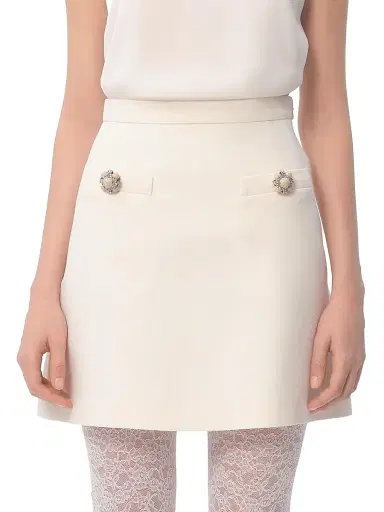 Valentino Garavani Women's Crepe Couture Skirt | Thumbnail 3 Valentino Garavani Women's Crepe Couture Skirt | Thumbnail 3