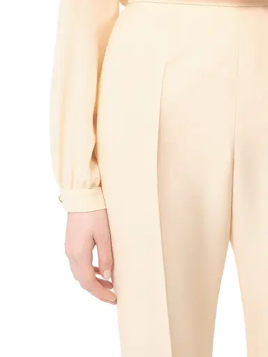 Valentino Garavani Women's Crepe Couture Pants - Ivory - Size 8 | Thumbnail 6 Valentino Garavani Women's Crepe Couture Pants - Ivory - Size 8 | Thumbnail 6