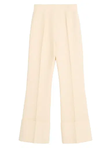 Valentino Garavani Women's Crepe Couture Pants - Ivory - Size 8 | Thumbnail 1 Valentino Garavani Women's Crepe Couture Pants - Ivory - Size 8 | Thumbnail 1