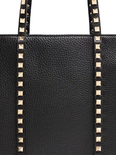 Valentino Garavani Women's Rockstud Shopping Tote Bag in Grainy Calfskin | Thumbnail 7 Valentino Garavani Women's Rockstud Shopping Tote Bag in Grainy Calfskin | Thumbnail 7