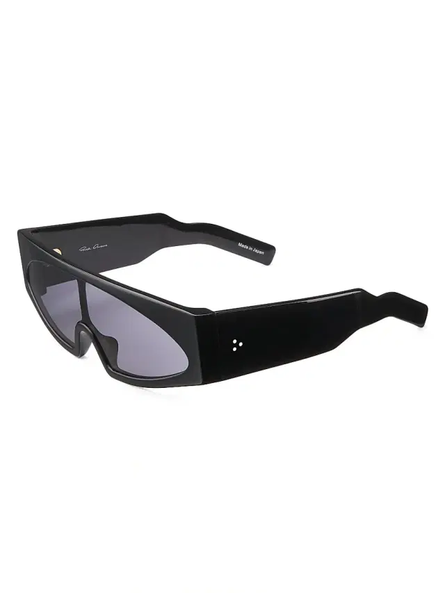 Rick Owens Men's Gene 70MM Square Sunglasses - Black